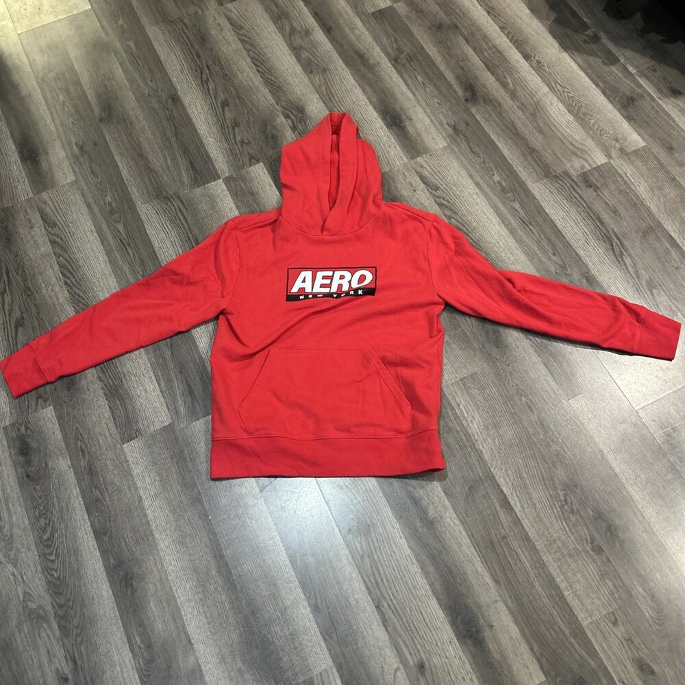 Men’s Small Aeropostale Aero New York Red Pullover Hoody